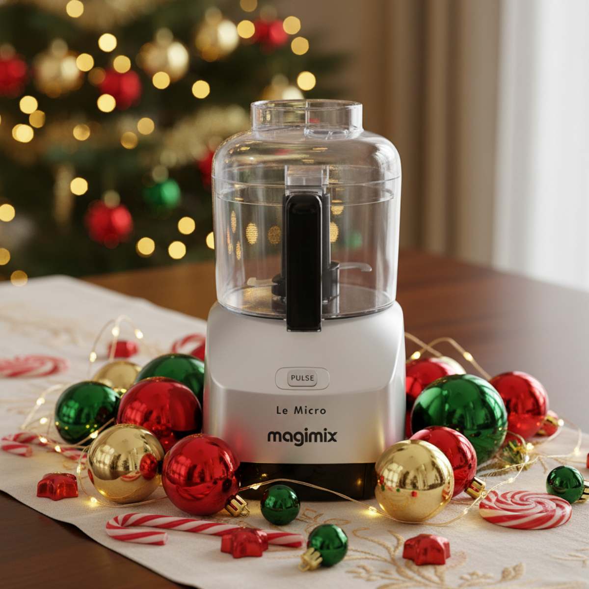 MAGIMIX Robot da cucina Micro cromo Natale