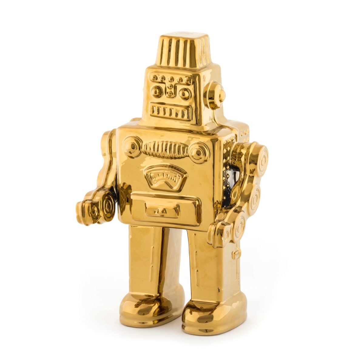Seletti - MEMORABILIA il mio robot in porcellana "LIMITED GOLD EDITION"