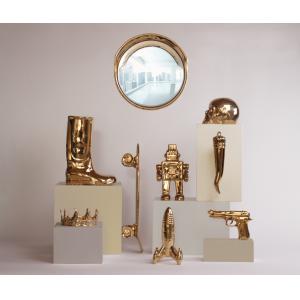 SELETTI 「Memorabilia My Robot」　磁器製オブジェ Memorabilia Gold My Robot – SELETTI