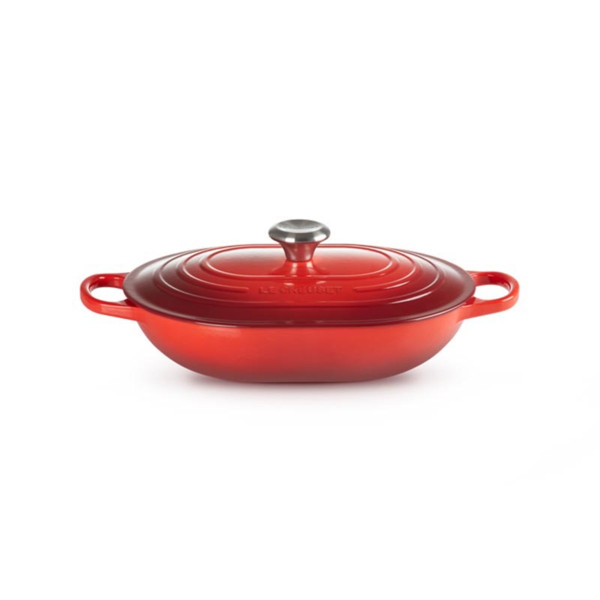 Le Creuset Casseruola Oblong In Ghisa Smaltata - 31 Cm, 3,4 L, Nero Opaco, Adatta A Tutti I Piani Cottura, Made In France