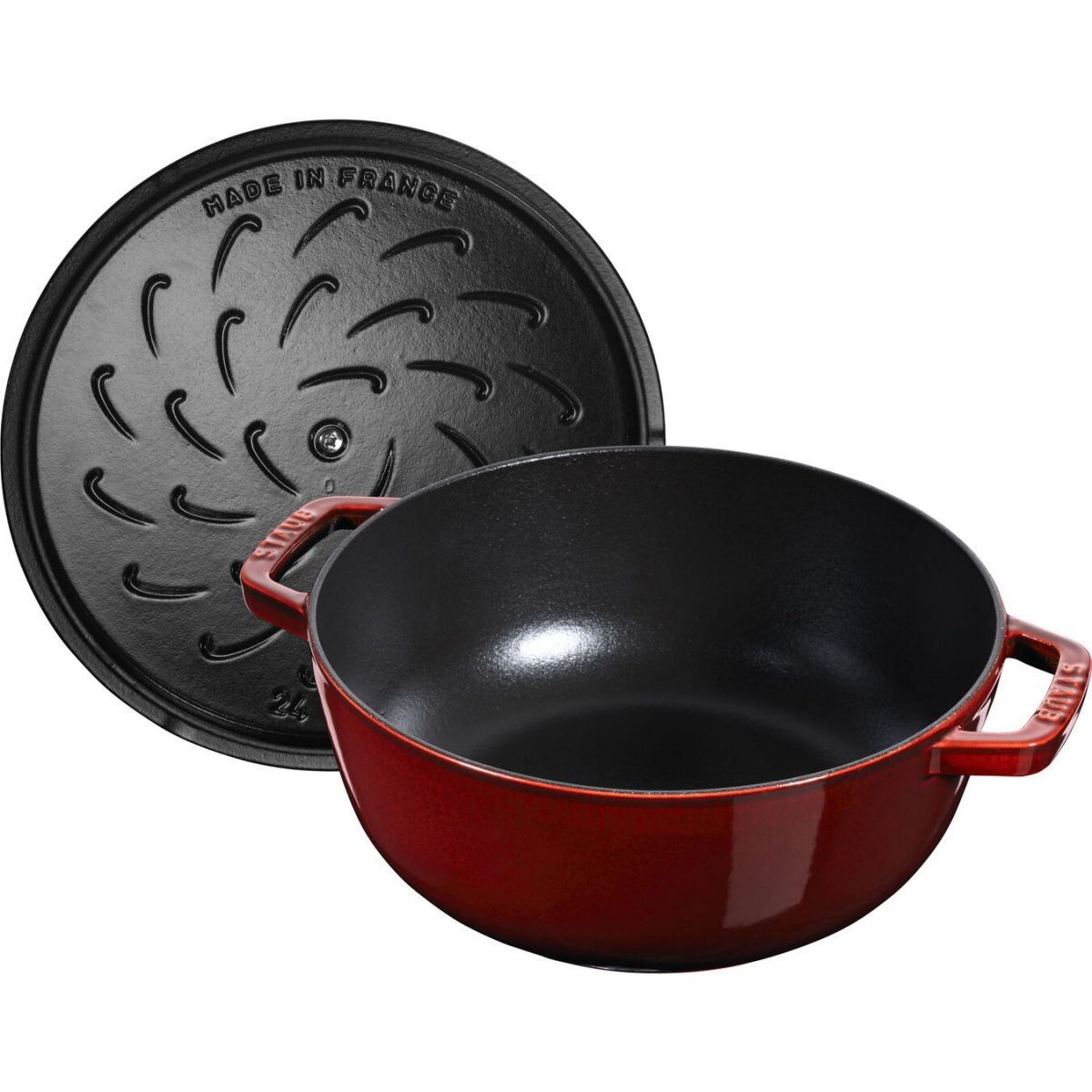 Staub Cast Iron Rooster Cocotte 24 cm 4