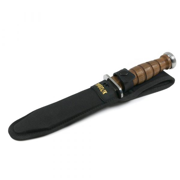 MASERIN Diabolik Knife 999 in Walnut with Gold Engraving