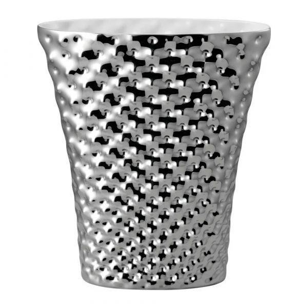 ROSENTHAL Vibrations Oval Vase 32 cm Platinum