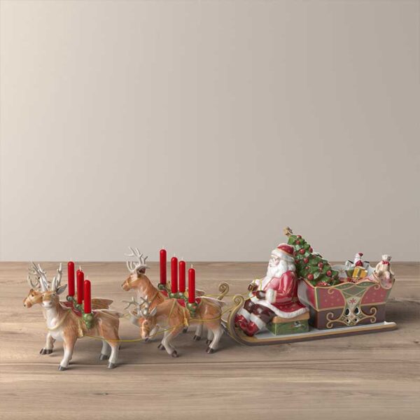 VILLEROY & BOCH Weihnachtsmann-Schlitten Christmas Toys Memory