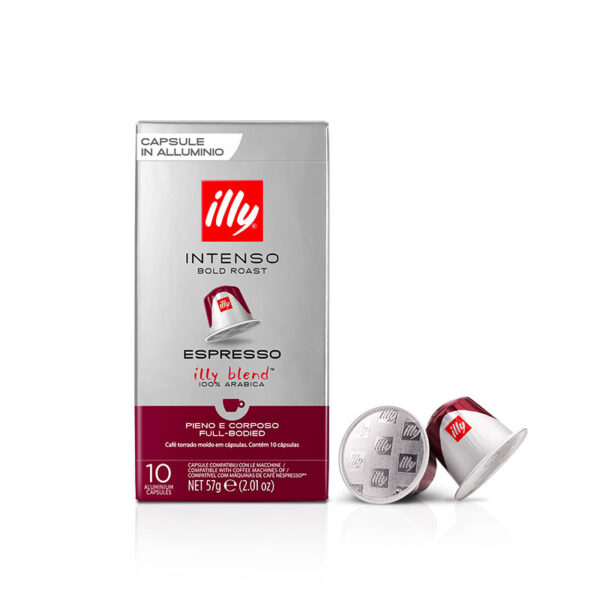 ILLY 6 Paquets de 10 Capsules Compatibles Espresso Intense