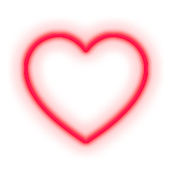 CANDYSHOCK Letrero luminoso LED "Heart"
