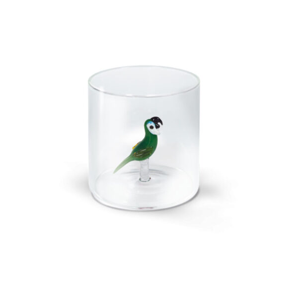 WD LIFESTYLE Glass Tumbler Parrot