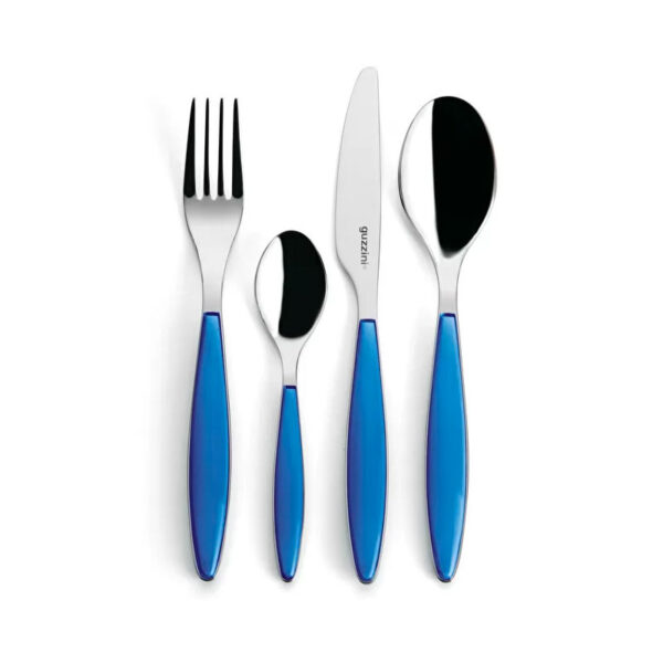 GUZZINI Feeling Cutlery set 24 pieces Mediterranean Blue