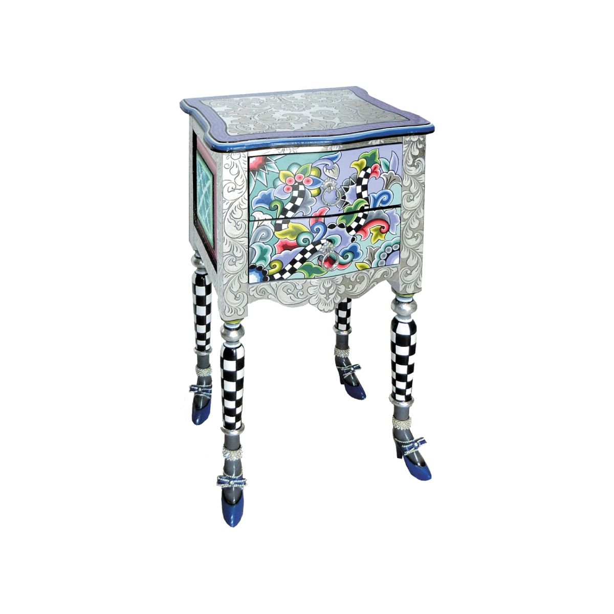 TOM'S DRAG Silver Line Cassettiera Versailles S