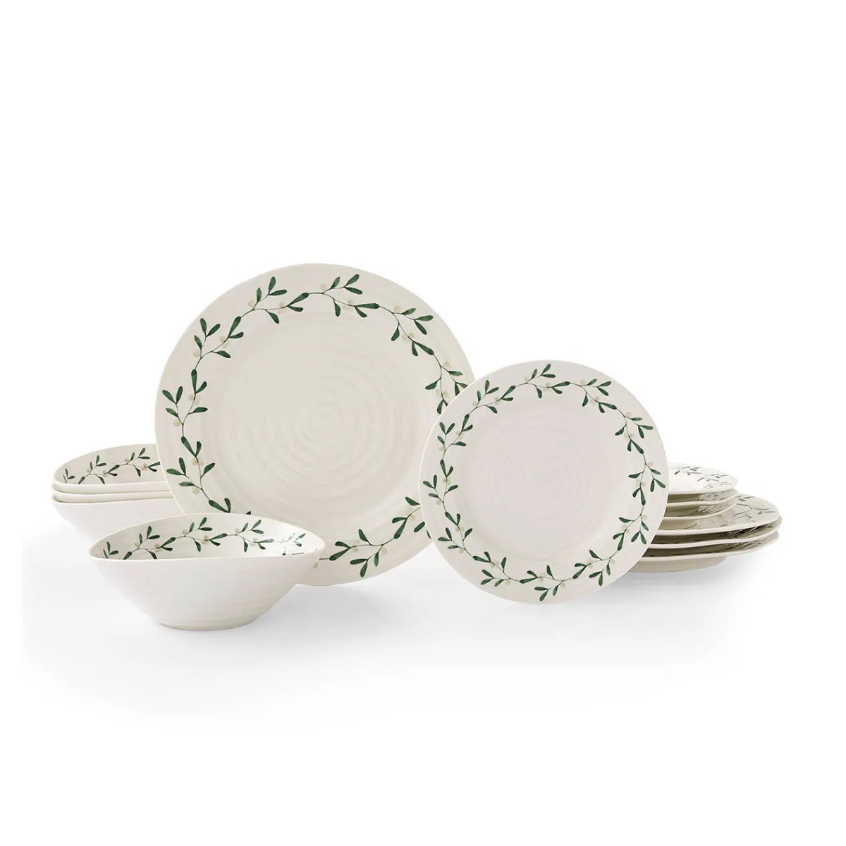 PORTMEIRION Sophie Conran Mistletoe Set 12 pz